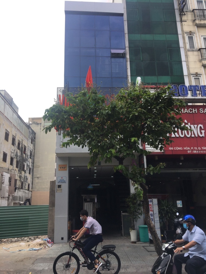 MT 197 Cộng Hòa, phường 13, Quận Tân Bình, 4x40m, trệt, 4 lầu cực đẹp