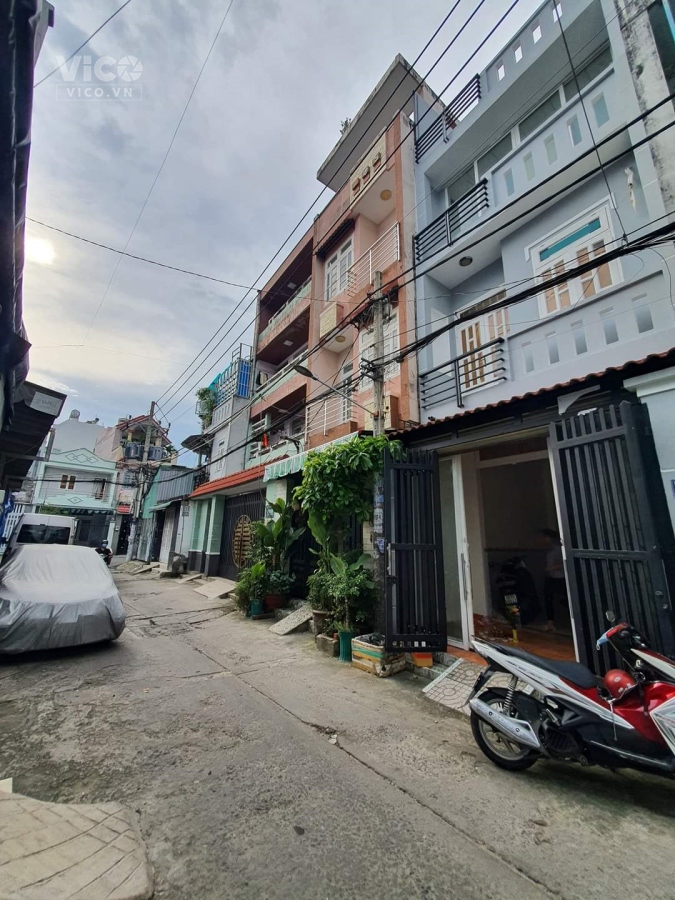 BÁN NHÀ BÌNH TÂN, HẺM XE TẢI THÔNG, SÁT LÊ VĂN QUỚI, BÌNH LONG, GIÁP TÂN PHÚ, SỔ VUÔNG A4, 4TẦNG,