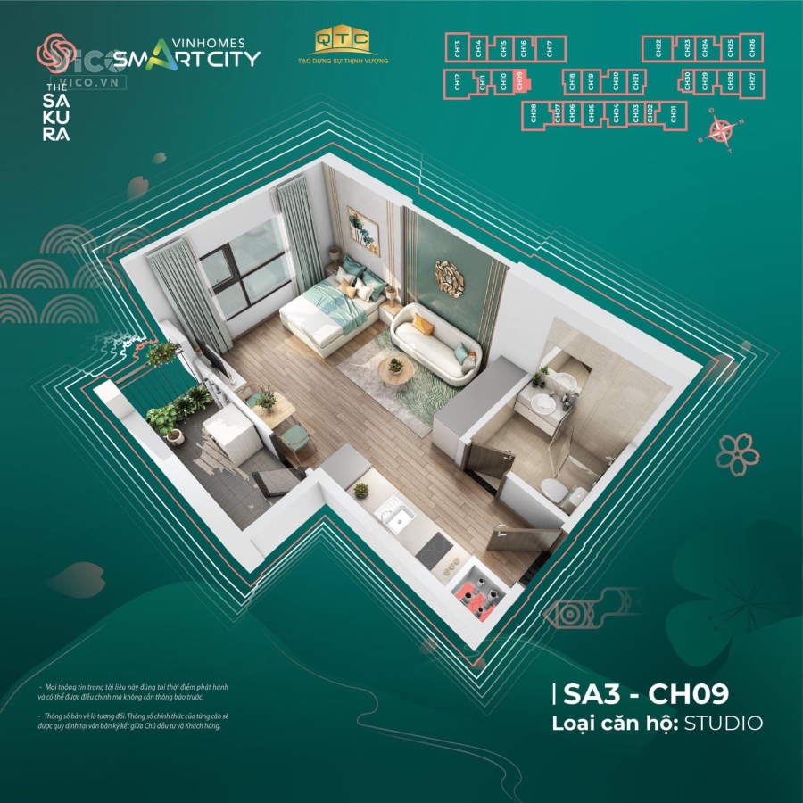 VÌ SAO KHÁCH HÀNG LỰA CHỌN CĂN STUDIO TẠI PHÂN KHU THE SAKURA VINHOMES SMART CITY