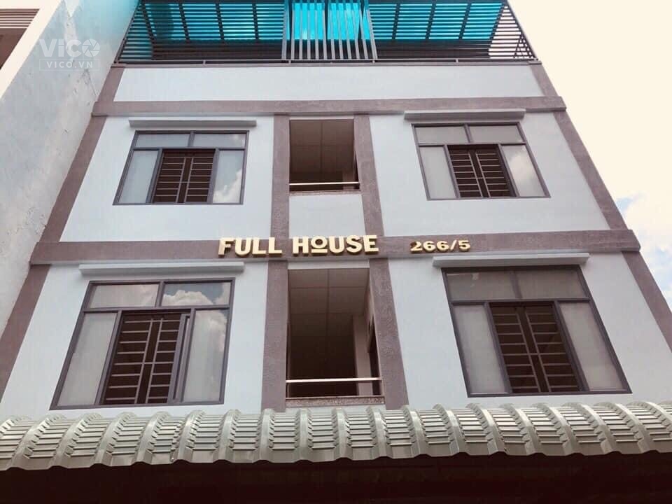 HXH 266/5 Bạch Đằng, P24, Bình Thạnh, 8x20m, trệt 3 tầng, thu nhập 60tr/tháng