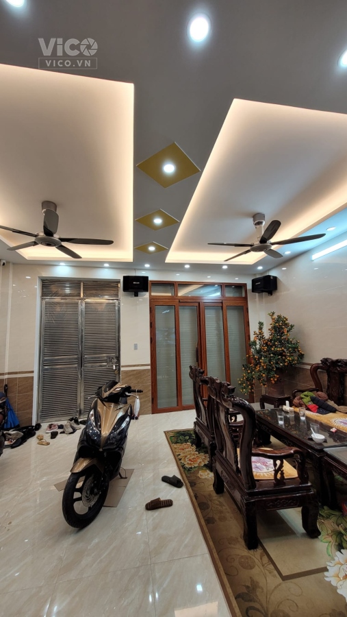 Nhà Đẹp Dân Xây Bồ Đề Ngõ thông Ô tô 54m2 5 tầng mặt tiền 5.8m 6 tỷ 3