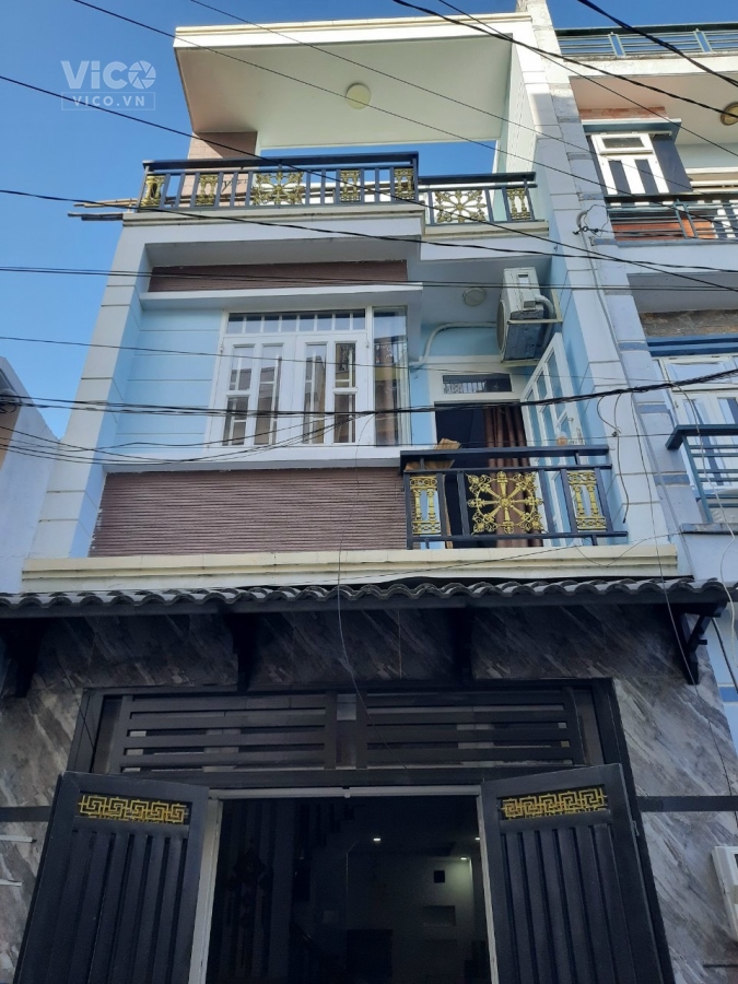 Bán Nhà Đường Trần Thị Cờ, Thới An, 4x12, 3 Tầng, Hẻm Xe Hơi