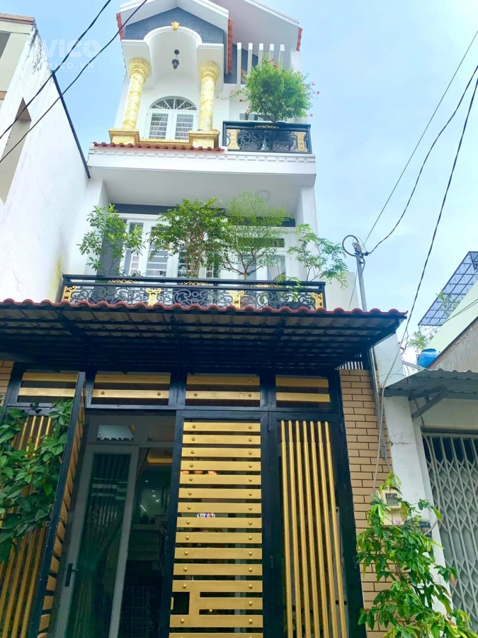 BÁN NHÀ BÌNH TÂN, NHÀ ĐẸP LUNG LINH 3TẦNG ĐÚC BTCT, ĐƯỜNG 6M XE TẢI ĐỖ CỬA, SỔ HỒNG VUÔNG VỨC,