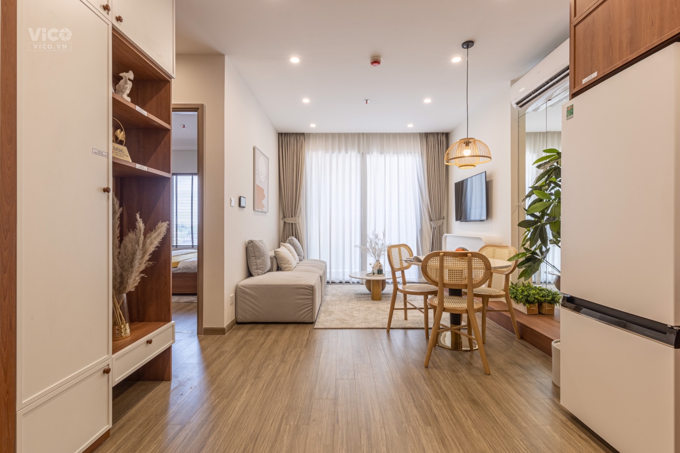 Bán nhanh Giá sốc 1,8 tỷ Căn 1N1 46,5m2 hướng Đông Nam, view đẹp thoáng mát, tòa SA3 Vinhomes