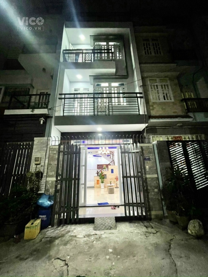 Nhà Bình Tân Mã Lò. 4m2x12 đúc 4 tấm hẻm xe hơi nhỉnh 4ty
