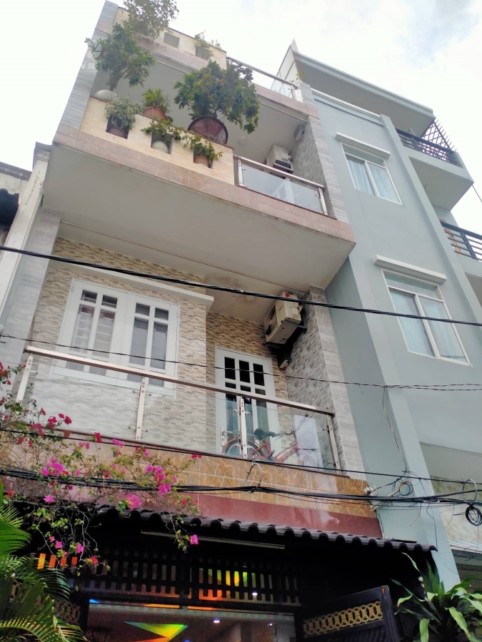 Bán gấp nhà Hẻm 6m Khuông Việt, Tân Phú, 77m2, 3 Tầng, 7 PN