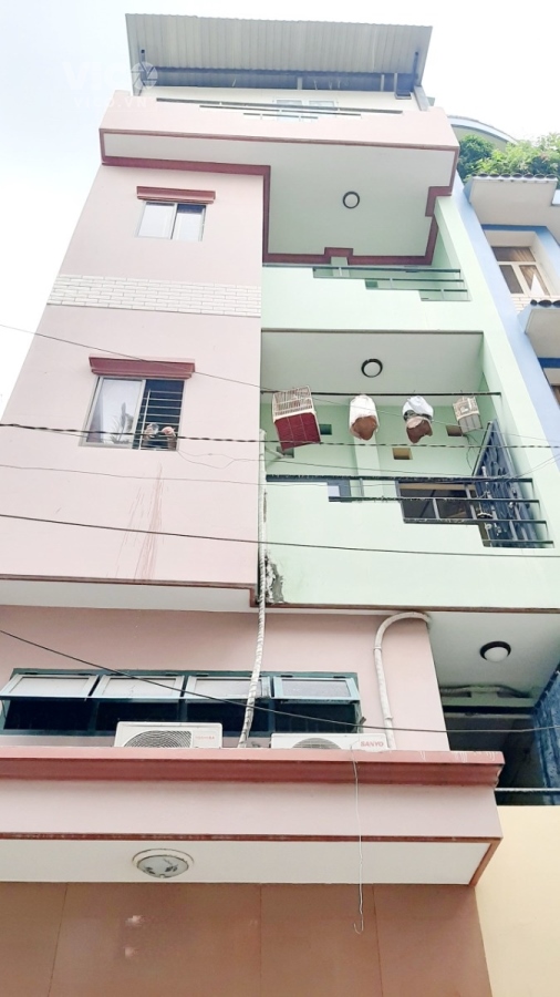 Nhà 5 tầng nở hậu HXH đường Trần Hưng Đạo P. Cầu Kho Q1. Giá 13,6 tỷ TL