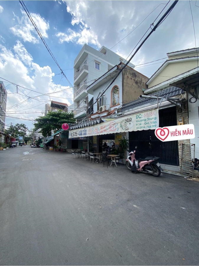 DUY NHẤT 1 căn 2 tầng trung tâm GÒ VẤP 4.3 x 25 m 4 PN Chỉ 5.X Tỉ