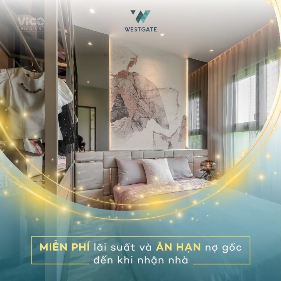 CĂN HỘ WESTGATE CĐT. CAM KẾT THUÊ 3PN NĂM ĐẦU 25 TR,SHOPHOUSE 50TR ,VILLA 100TR/TH LH 0971 07 4505