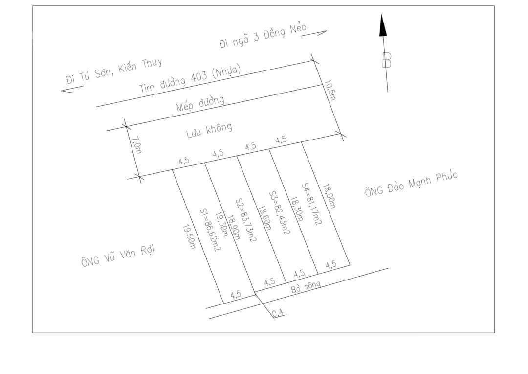 Hàng F0 mặt đường 403 Minh Đức, Đồ Sơn. Giá 2,x tỷ