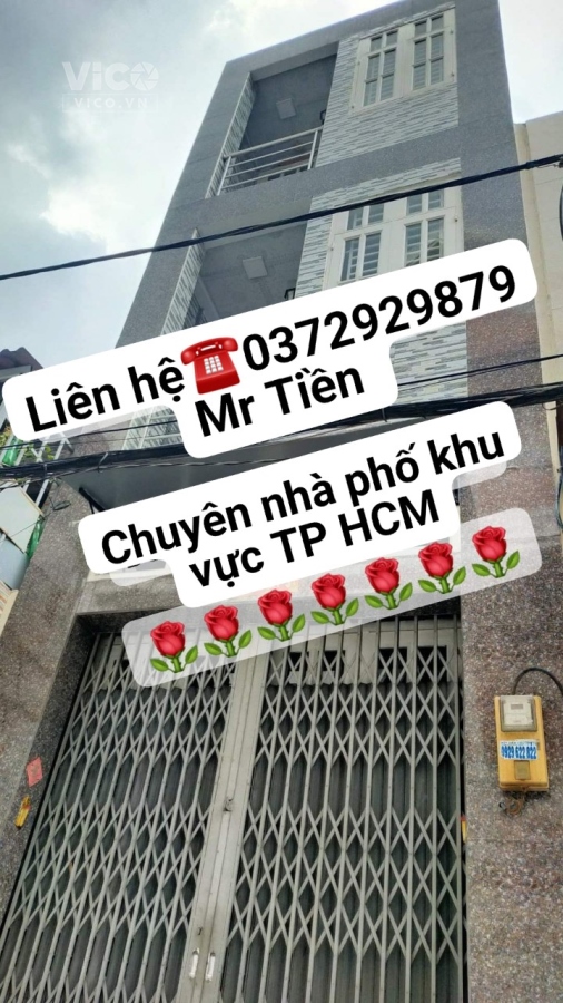 BÁN NHÀ QUẬN 6, BÀ HOM, HXH ĐỔ CỬA, SÁT MẶT TIỀN, NGAY CHỢ, VÒNG XOAY PHÚ LÂM, NHÀ RẤT MỚI 3 TẦNG,