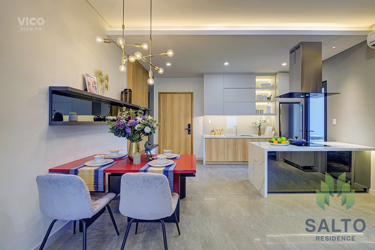 Căn hộ thác nước Quận 2 1PN 2.9 tỷ tại Khu đô thị 17 loài hoa PhoDong Village