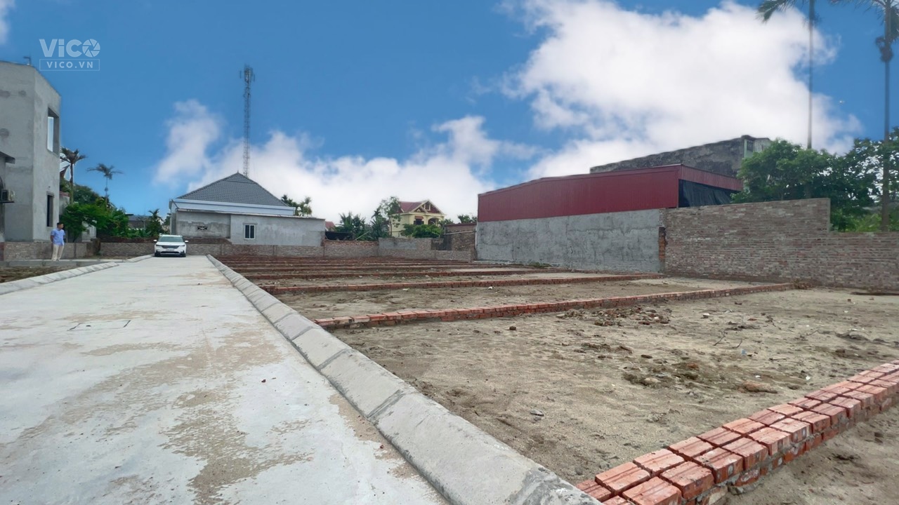 bán đất gần trung tâm xã Tân Dân