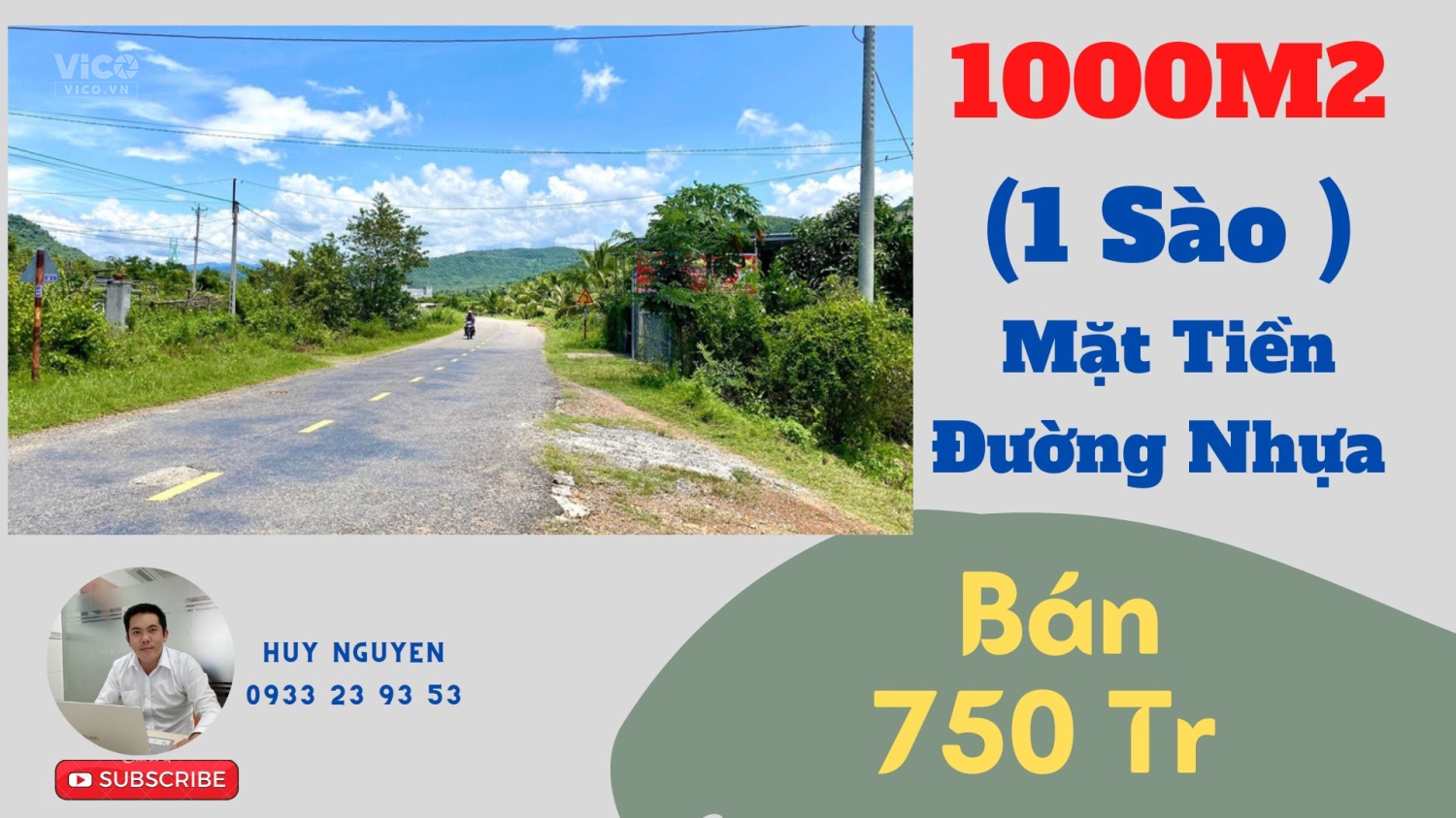 0933239353_Bán 1000M2 Mặt Tiền Đường Nhựa Tỉnh Lộ 714 Đi Lâm Đồng_Giá 700Tr