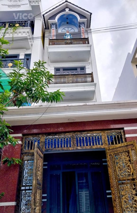 Bán nhà hẻm 8m Hương lộ 2, BTDA, Bình Tân, 80m2, 4 tầng, 6.6 tỷ