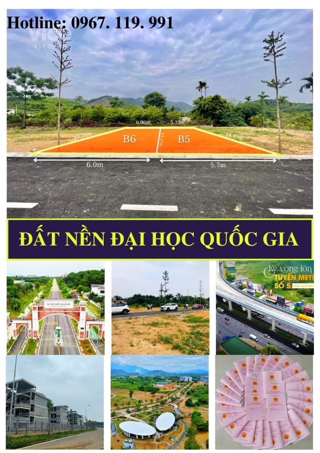 Sức nóng của ĐHQG khi 19/05 chính thức chuyển về Hoà Lạc. Cần bán cặp đôi đẹp nhất sát vách