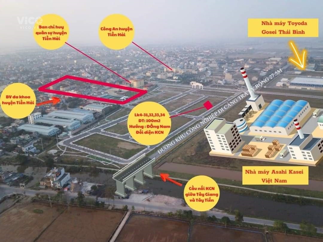 TÂM ĐIỂM ĐẦU TƯ BẤT ĐỘNG SẢN CÔNG NGHIỆP MỚI TẠI THÁI BÌNH