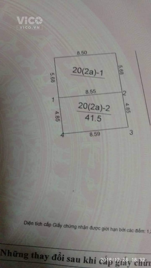 GD có việc cần phải thanh khoản mảnh đất 41,5m tại Hải bối đông anh HN giá công khai 1 tỷ 5 Diện