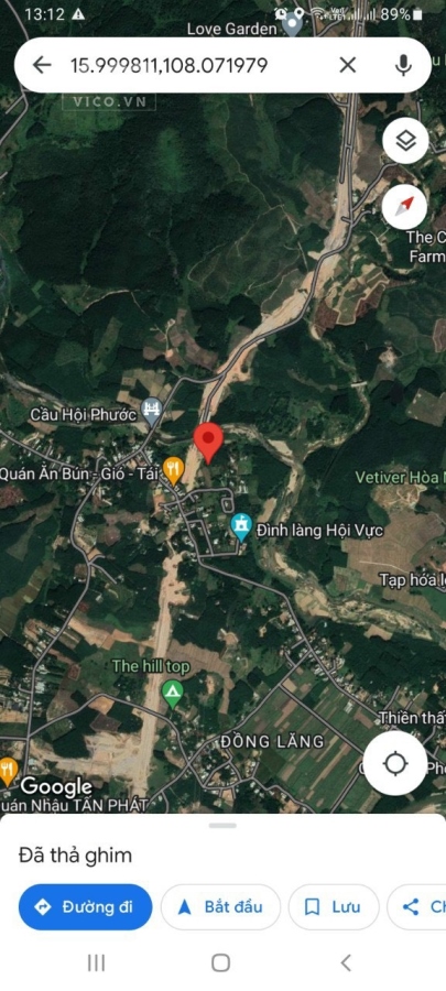 Chính chủ Cần bán 400m đất ở 330m Vị tríThôn Hội Phước Xã Hòa Phú Huyện Hòa Vang Đà Nẵng.
