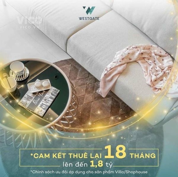 CÙNG WESTGATE _NHẬN MUÔN NGÀN ƯU ĐÃI CHỈ 40TR/M2_ TẶNG FULL NỘI THẤT ĐỨC.