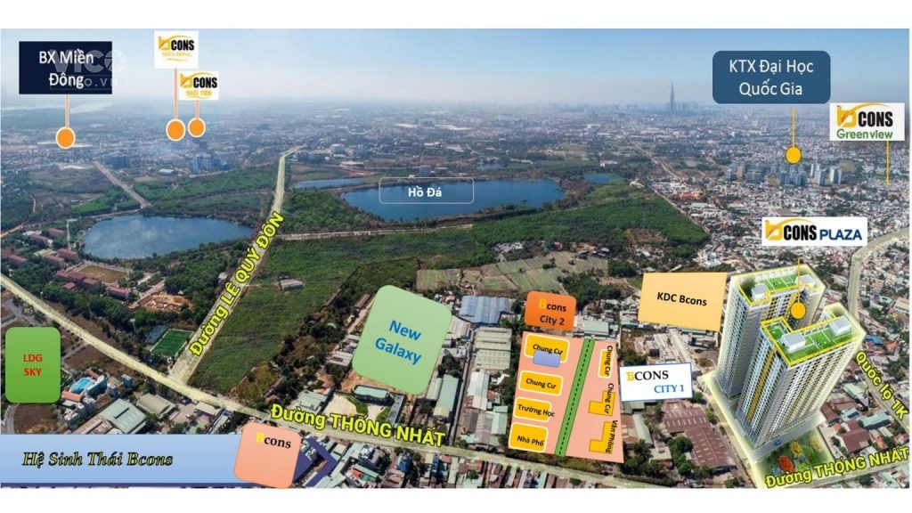 Thanh toán 350tr sở hữu ngay căn hộ Bcons City tháp Green Topaz