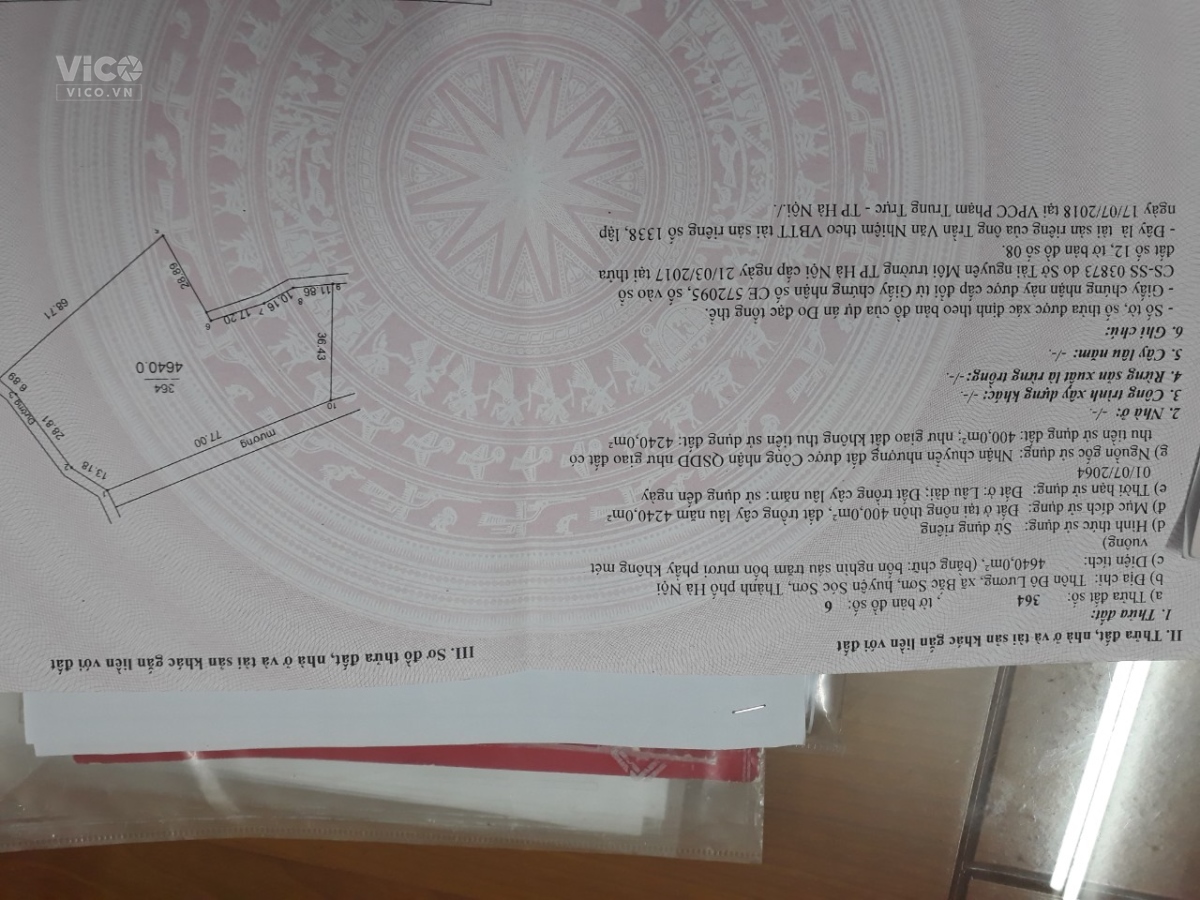 CHÍNH CHỦ BÁN ĐẤT BẮC . SÓC SƠN. HÀ NỘI