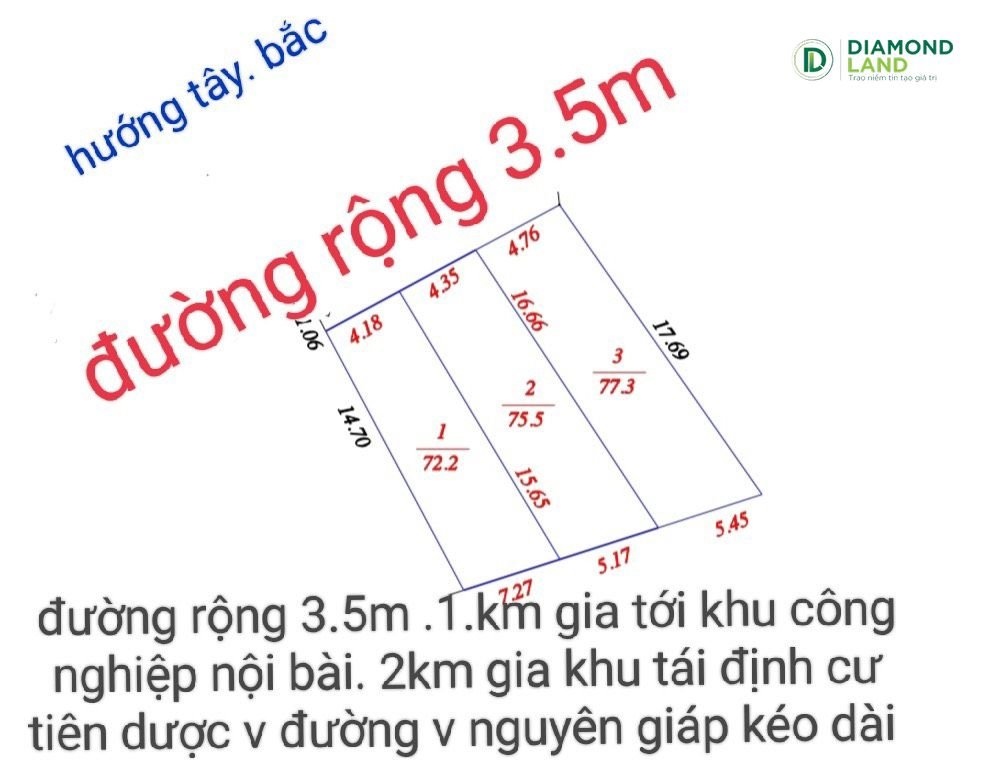 chỉ 790tr có ngay 72,2m tại Đông Lai Quang Tiến SS. Đường rộng 4m