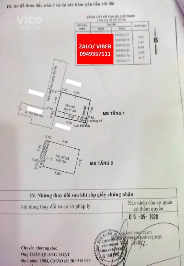 NHÀ BÁN TÂN PHÚ DƯỚI 3 TỶ I DT LÊN ĐẾN 48M2 I 71150 I 0949357111