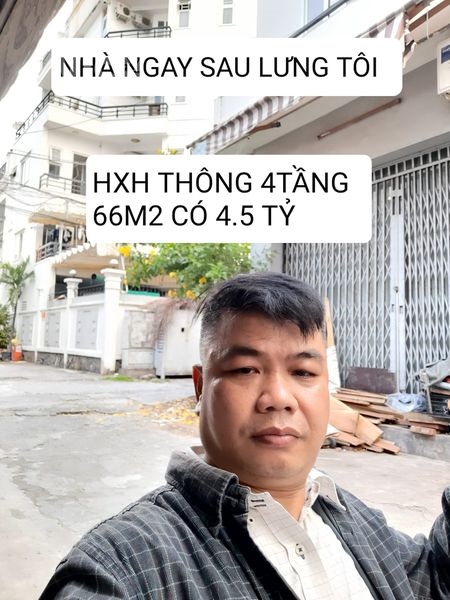 KHÔNG TIN ĐƯỢC HXH Thông 4 tầng 66m2 có 4 tỷ xx Dt4 TCH05 KP 11 Tân Chánh Hiệp Quận 12