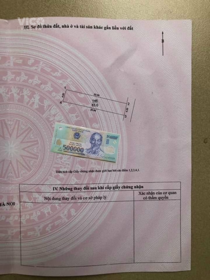 BÁN 80M ĐẤT CỔ DƯƠNG, TIÊN DƯƠNG, ĐÔNG ANH, HÀ NỘI. ĐƯỜNG Ô TÔ, GIÁ NHỈNH 3TỶ