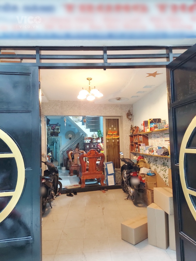 Nhà nở hậu hẻm Chánh Hưng P9Q8. Trệt,lửng. Giá 7,8 tỷ TL