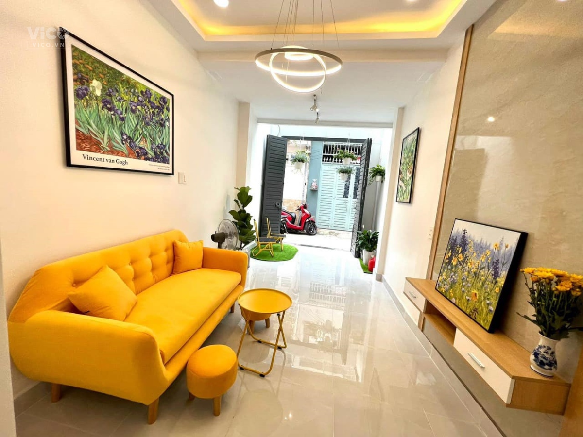 NHÀ XINH KHU VIP HẺM ĐẸP LÀ EM HXH NGUYỄN VĂN ĐẬU SỔ VUÔNG VỨC CHỈ 4.6 TỶ