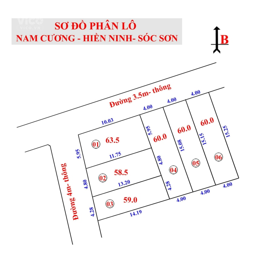 Bán hàng F0 3 lô nam cương giá chỉ 900tr đường thông thoáng full thổ cư.