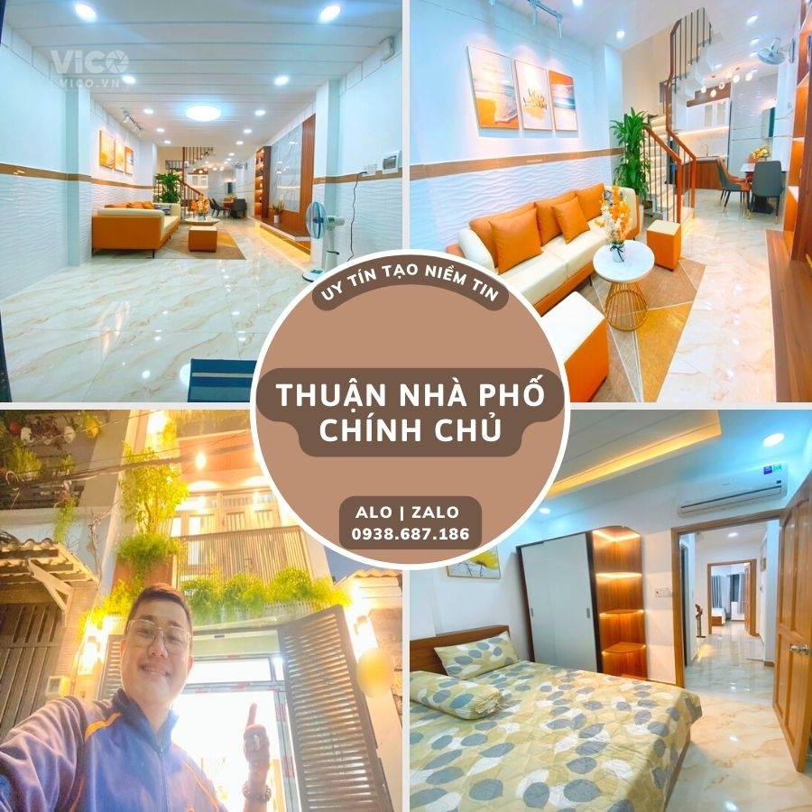 Nhà Bán Gò Vấp_Quang Trung_Nhà 3 Tầng BTCT Siêu Đẹp_Oto Đỗ Cửa_4.TỶ