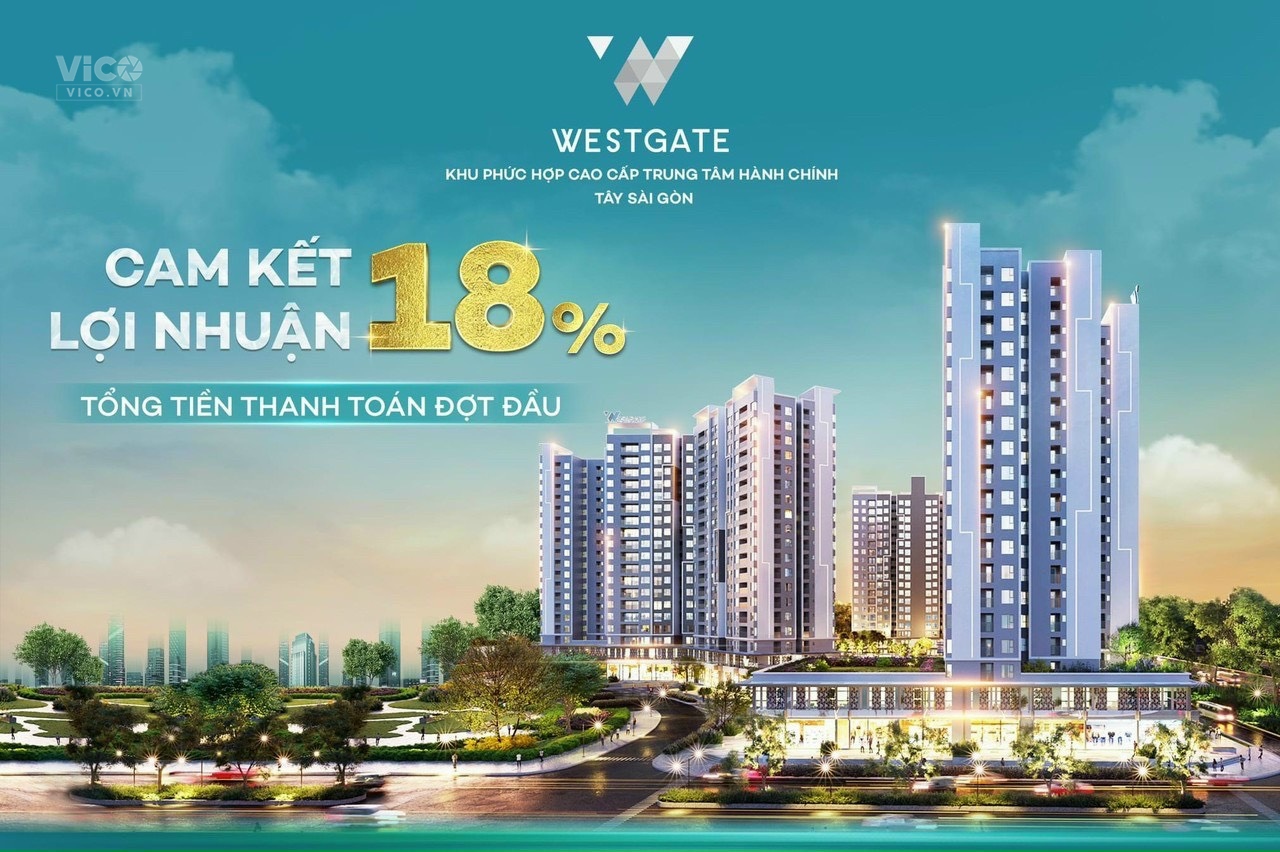 Vị trí đắc địa tại khu Tây Sài Gòn thanh toán 15% ngưng cho khi đến nhận nhà cam kết thuê lại