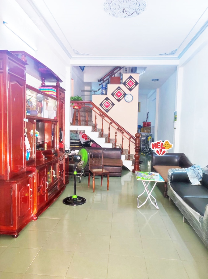 Q12.628. BÁN NHÀ Q12, ĐỐI DIỆN BIA TIGER, HXH THÔNG, 3 TẦNG, KHU DÂN TRÍ, NHỈNH 4 TỶ.