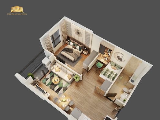 Bán căn 1N1 35m2, phân khu kiểu Nhật SAKURA đẳng cấp, Vinhomes Smart City