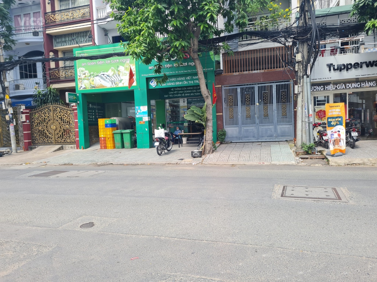 NHÀ MẶT TIỀN KINH DOANH KHU THÀNH THÁI, QUẬN 10, 70M2.