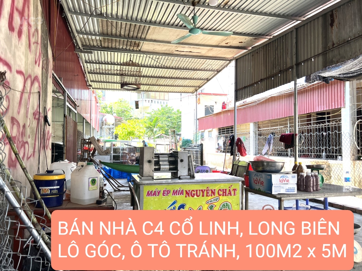 BÁN NHÀ SIÊU RẺ CỔ LINHLONG BIÊN,LÔ GÓC, 2 Ô TÔ TRÁNH, 100M2x5M