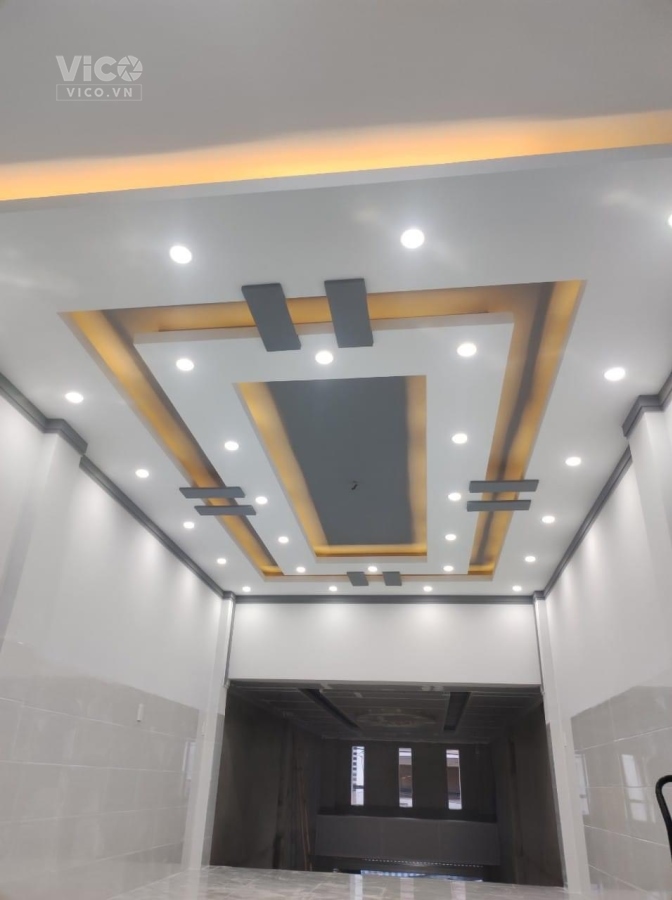 CHO THUÊ NHÀ NGUYÊN CĂN MẶT TIỀN CHỢ TÂN PHONG 1 TRỆT 1 GÁC ĐÚC 200M2