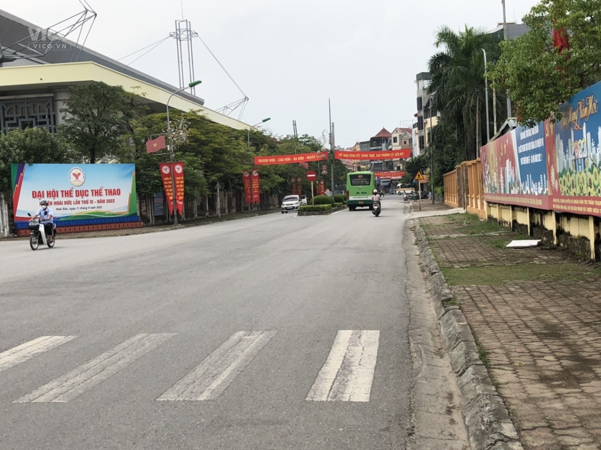 BÁN ĐẤT SĐCC, VỈA HÈ RỘNG, Ô TÔ CHẠY VÒNG QUANH, TT TRÔI, HOÀI ĐỨC, DT 75M2, MT 5M, Ở, KD, GIÁ