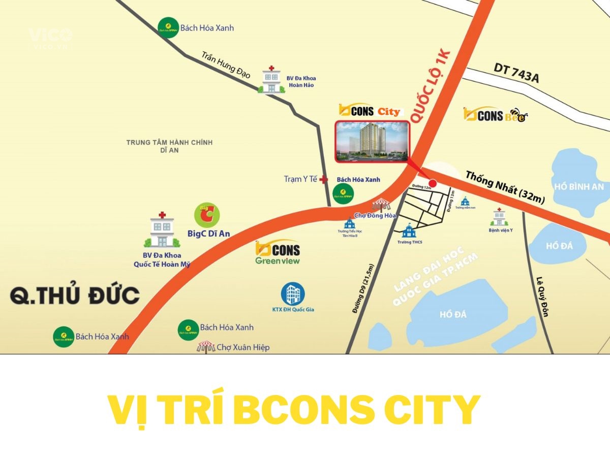 bước đệm đầu tiên cho sự xuất hiện của 1 khu phức hợp BCONS CITY siêu tiện ích sở hữu Bcons City
