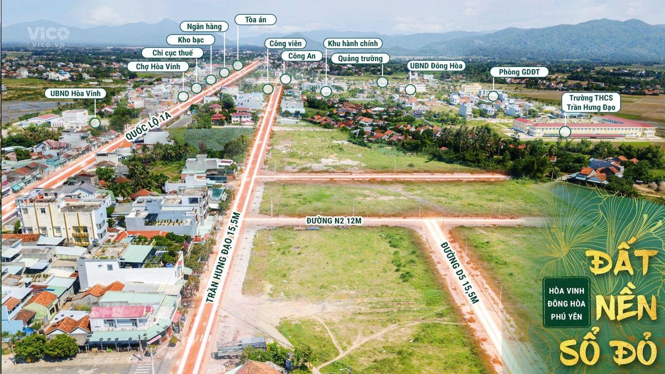 Bán nhanh đất Thổ Cư Sổ Đỏ Gần sân bay Tuy Hòa.