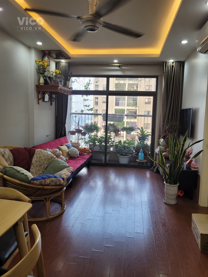 Bán căn hộ chung cư The Golden An Khánh 18T ban công Đông Bắc 66m2 full nội thất đẹp