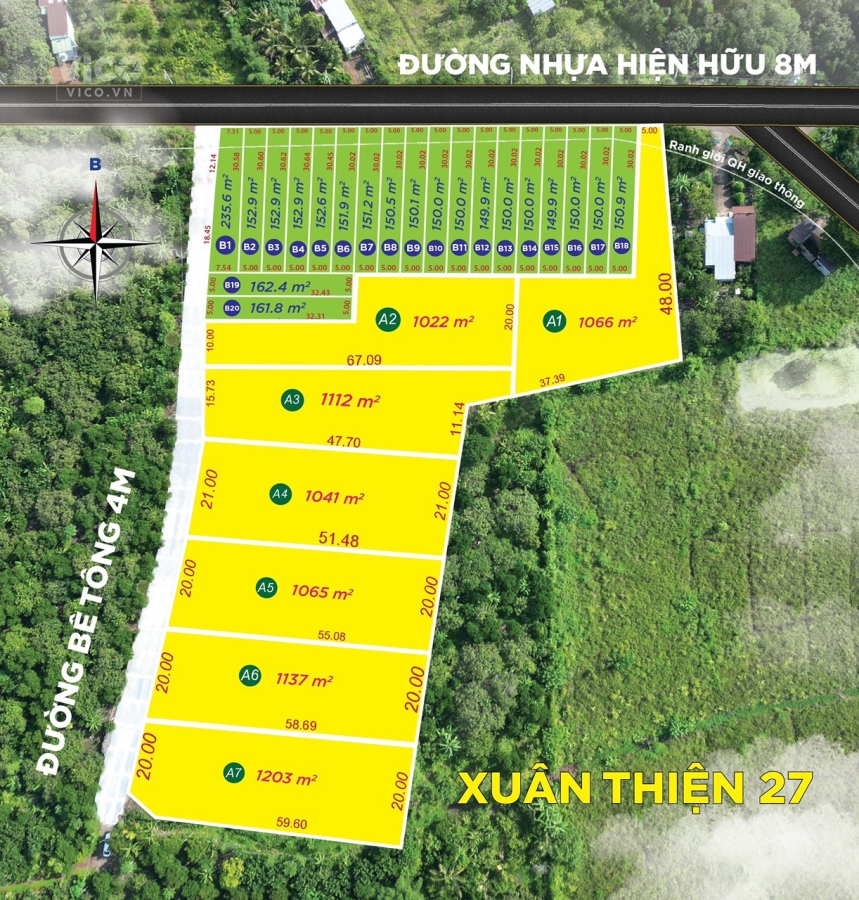 Chính chủ bán lô đất vườn Xuân Thiện, Thống Nhất Đồng Nai, đường 8m kế bên UB xã và KCN Long Khánh