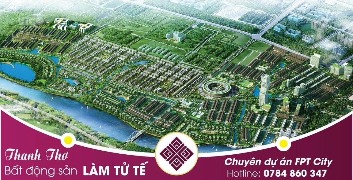 Đất FPT kẹp vệt cây xanh giá tốt.