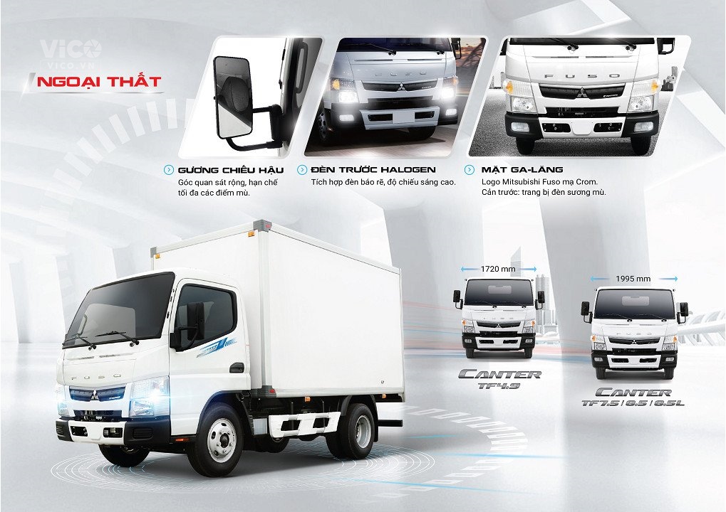 Tặng lệ phí trước bạ khi mua xe CANTER TF 4.9