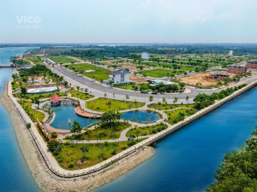 Đất nền nhà phố, biệt thự giá tốt nhất thị trường mặt tiền Vành Đai 3, 3 mặt giáp sông, ngay cạnh