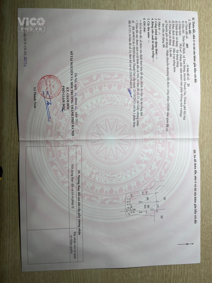 Chỉ 1,5tỷ/58m2 Lô góc, đất sổ đỏ, ô tô 5 chỗ, Tam Hưng, Thanh Oai