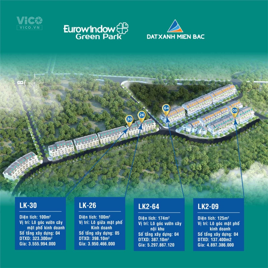 Độc Quyền Căn Góc Shophouse, liền kề 4 tầng giá đất chỉ 14tr/m2 có sổ đỏ lâu dài tại trung tâm TP.